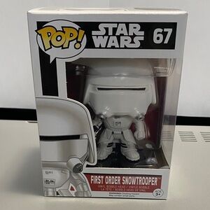 Funko Pop #67 Star Wars First Order Snowtrooper Figure in White and Black